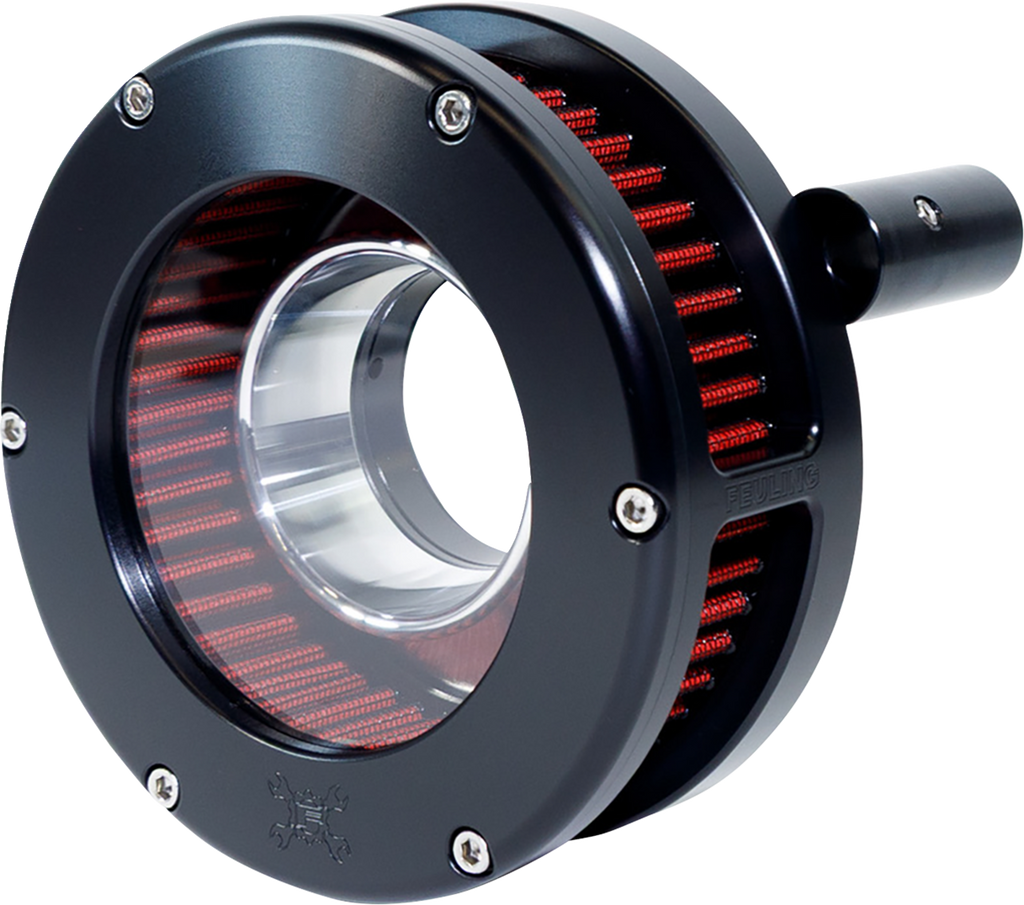 FEULING PARTS BA Slim Air Cleaner Kit for Harley Twin Cam 5444-S with Red Filter