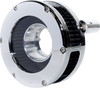 FEULING PARTS BA Slim Air Cleaner Kit for 1993-1999 EVO Big Twin - Chrome/Clear with Black Filter (Part 5568-S)