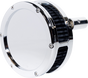 FEULING PARTS BA Slim Air Cleaner Kit - Chrome with Black Filter for Twin Cam 5547-S