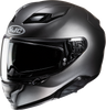 HJC F71 Helmet Solid Semi-Flat Titanium Large with Smart Bluetooth System