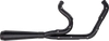TRASK 2-Into-1 Assault Exhaust System, Full Black on Black - TM-5021BKBK