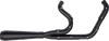 TRASK TM-5000BKBK 2-into-1 Assault Exhaust System with Black Finish