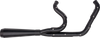 TRASK 2-into-1 Assault Exhaust System, Full Black on Black, TM-5010BKBK