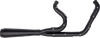 TRASK 2-into-1 Assault Exhaust System, Full Black on Black, TM-5040BKBK