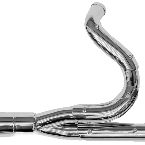 TRASK TM-5054PO 2-into-1 Assault Exhaust System with Full Polished Finish