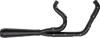 TRASK TM-5054BKBK 2-Into-1 Assault Exhaust System – Full Black on Black