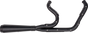 TRASK TM-5054BKBK 2-Into-1 Assault Exhaust System – Full Black on Black