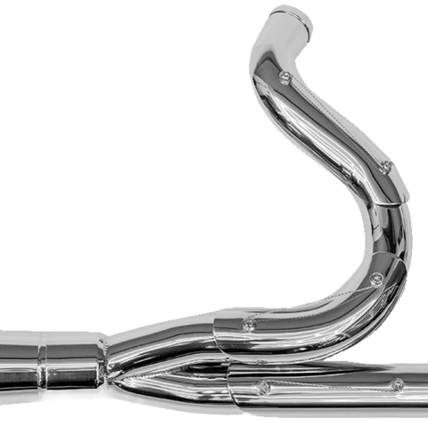 TRASK 2-Into-1 Assault Exhaust System, Full Polished – TM-5300PO