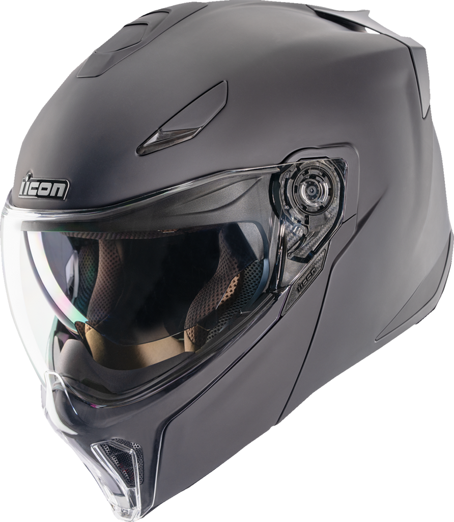 ICON Threshold™ Modular Helmet - Solid Matte Black, 3XL - Part Number 0100-2697