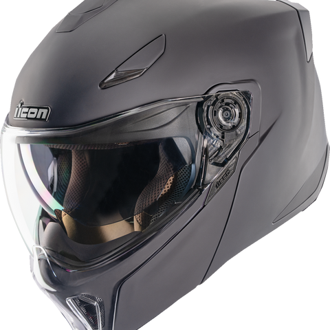 ICON Threshold™ Modular Helmet - Solid Matte Black, 3XL - Part Number 0100-2697