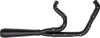 TRASK TM-5053BKBK 2-into-1 Assault Exhaust System, Full Black on Black