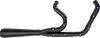 TRASK Assault 2-Into-1 Exhaust System, Full Black on Black, TM-5300BKBK