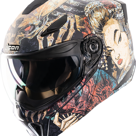 ICON Threshold™ Odokuro Modular Helmet - Black, Small (Part No. 0100-2715)