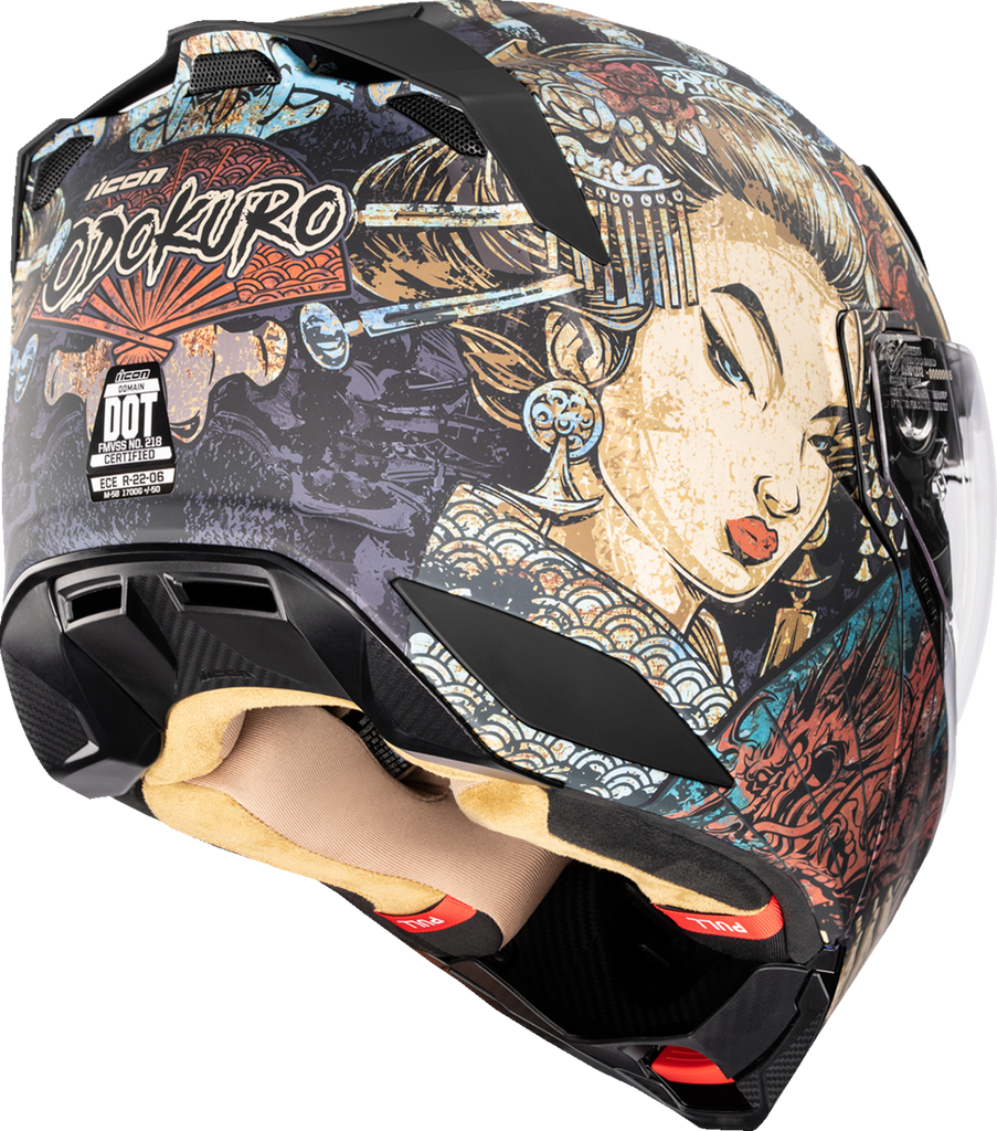 ICON Threshold™ Modular Helmet Odokuro 2XL Black - Part 0100-2719