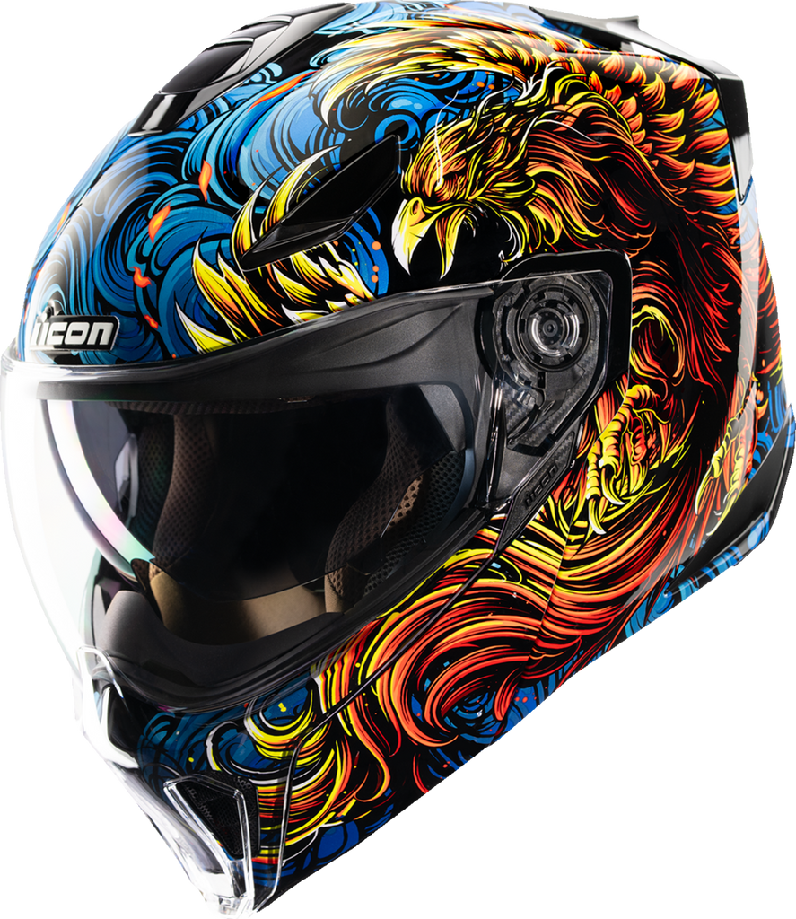 ICON Threshold™ Modular Helmet Burn Birdie Burn Blue XS - Part 0100-2721