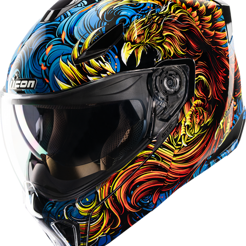 ICON Threshold™ Modular Helmet Burn Birdie Burn Blue XS - Part 0100-2721