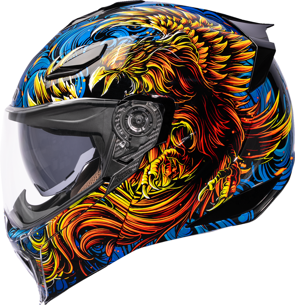 ICON Threshold™ Modular Helmet Burn Birdie Burn Blue Medium 0100-2723
