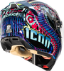 ICON Threshold™ Modular Helmet - Synthwave Lazer Cobra Blue - Small (Part Number 0100-2729)