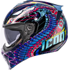 ICON Threshold™ Modular Helmet Synthwave Lazer Cobra Blue Large 0100-2731