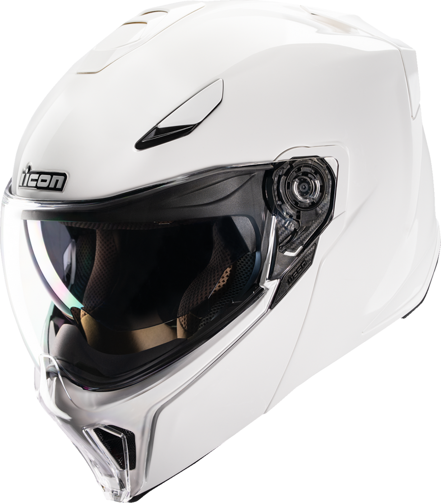 ICON Threshold™ Modular Helmet - Solid Gloss White, Small (Part No. 0100-2819)