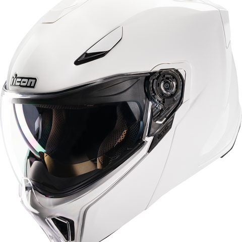 ICON Threshold™ Modular Helmet - Solid Gloss White, Small (Part No. 0100-2819)