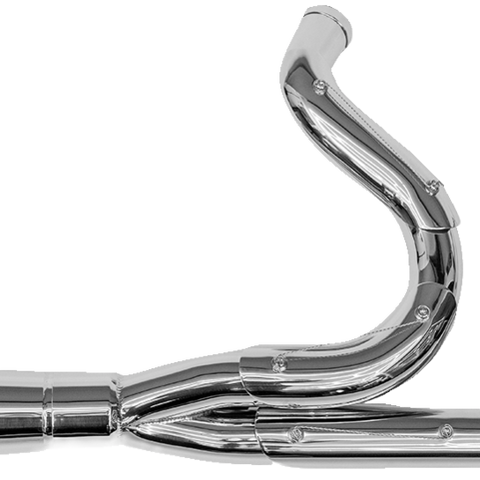 TRASK 2-into-1 Assault Exhaust System, Full Polished, TM-5020PO