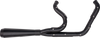 TRASK TM-5020BKBK 2-into-1 Assault Exhaust System - Full Black on Black