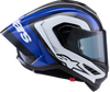 Alpinestars Supertech R10 Helmet - Arius Gloss Black/White/Blue - Large 22.06