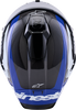 Alpinestars Supertech R10 Helmet - Arius Gloss Black/White/Blue - Size XS (Part #8203926-1647-XS)