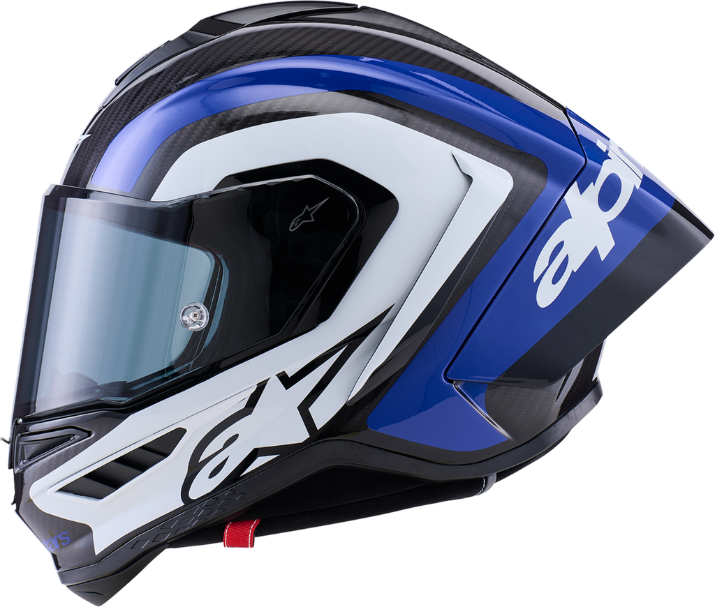 Alpinestars Supertech R10 Helmet - 2XL Arius Gloss Black/White/Blue