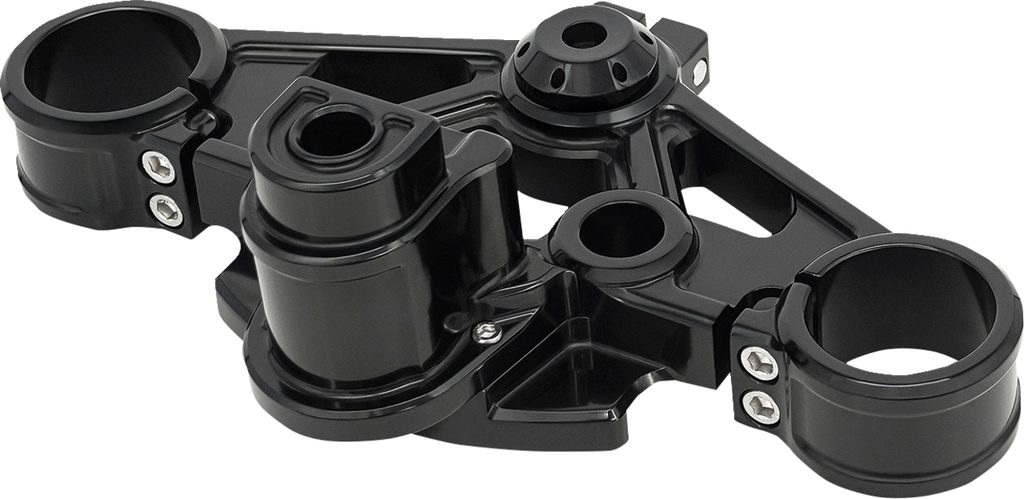 Arlen Ness Black Billet Triple Tree Top 130-014
