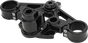Arlen Ness Black Billet Triple Tree Top 130-014