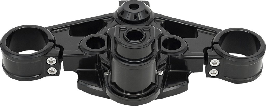 Arlen Ness Black Billet Triple Tree Top 130-014