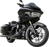Arlen Ness Black Triple Tree Kit for Touring Models, 7° Rake, Part Number 130-015