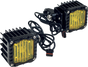 CUSTOM DYNAMICS LED Turn Signals for Harley-Davidson Softail Low Rider ST - Selective Yellow Lens (Part Number: SD-LRST-FT-YB)