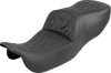 SADDLEMEN Roadsofa™ Seat Without Backrest - Carbon Fiber with Lattice Stitch for FLRT/FLTRT Models Part #815-07-20600