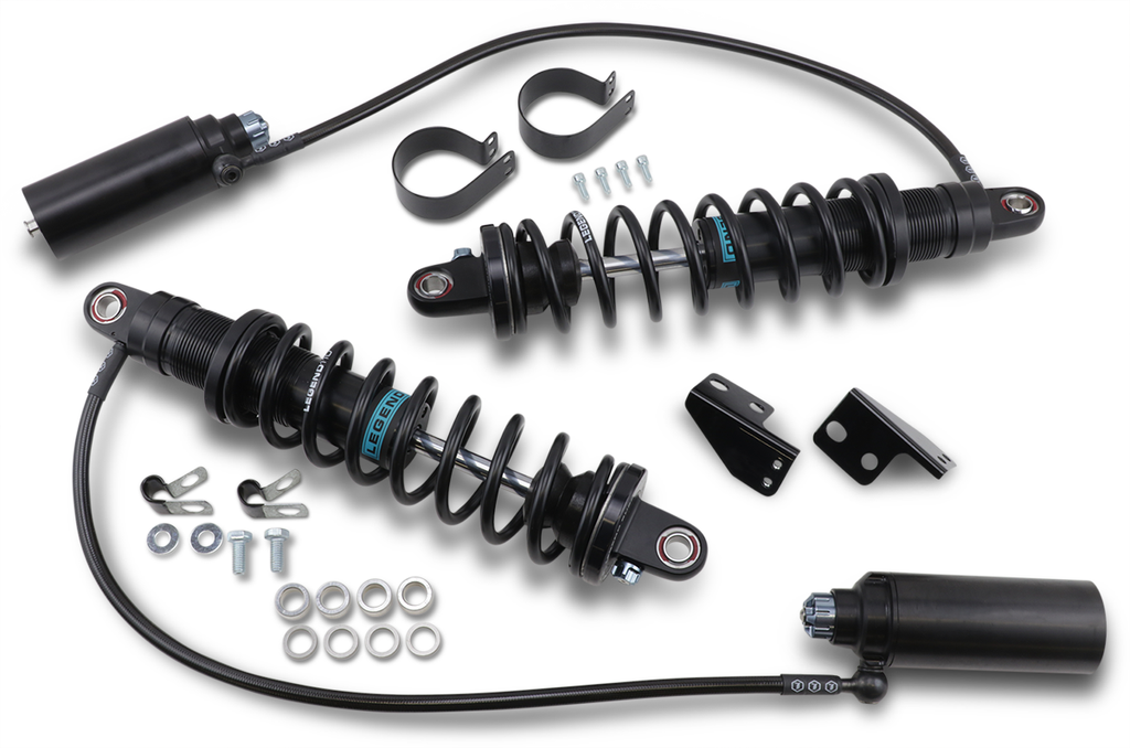Legend Suspension Revo ARC Remote Reservoir Shocks - 14-Inch Standard - Black by Legend Suspension (Part #1310-1880)