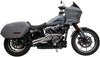 TRASK TM-5132PO 2-Into-1 Big Sexy Exhaust System for M8 Softail - Stainless Steel