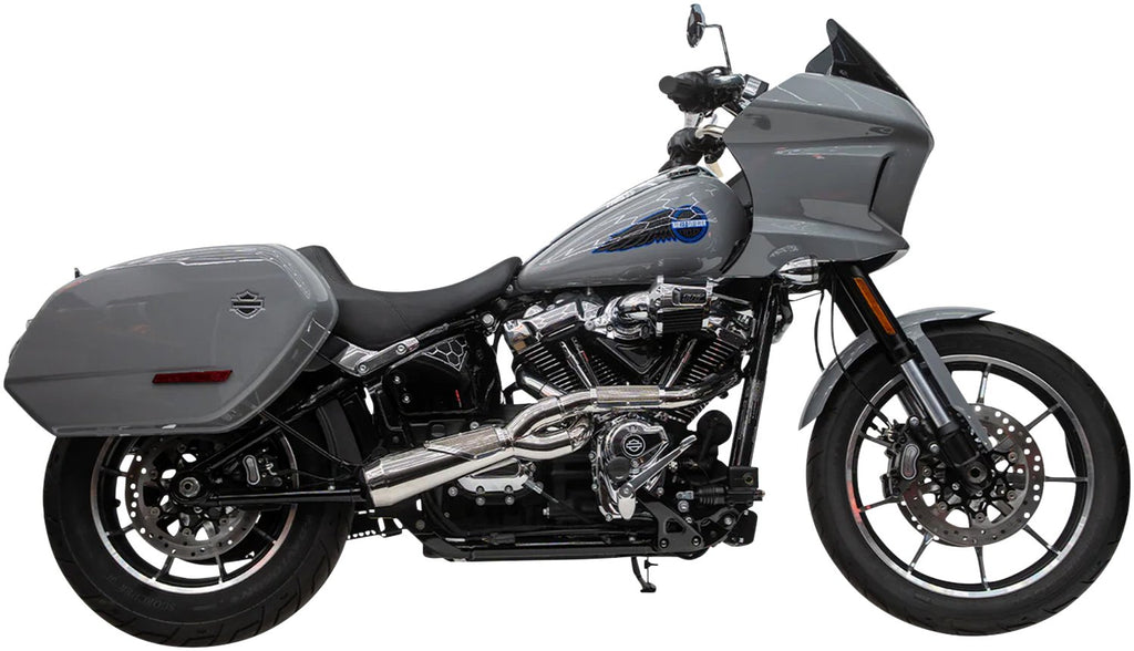 TRASK TM-5132PO 2-Into-1 Big Sexy Exhaust System for M8 Softail - Stainless Steel