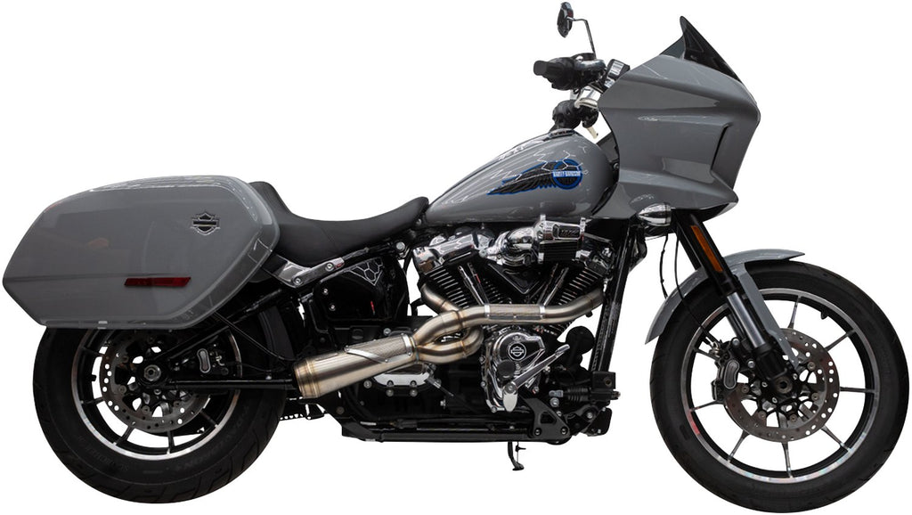 TRASK TM-5132 2-into-1 Big Sexy Exhaust System for M8 Softail - Stainless Steel
