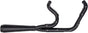 TRASK Assault 2-Into-1 Exhaust System, Full Black on Black, TM-5030BKBK