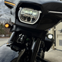 CUSTOM DYNAMICS Shark Demon® Turn Signal for Harley-Davidson Street Glide – Dual-Color Amber/White LED with Factory Fit