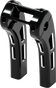 MAGNUM SHIELDING Ghost Risers for Softail - 8 Inch Black Handlebar Risers with Clamp and Hardware - Part 2R-0108