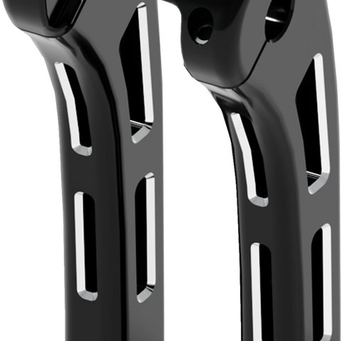 MAGNUM SHIELDING Ghost Risers 10-Inch Black with Clamp for Softail - Part 2R-0110