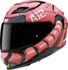 HJC F71 Zaku Motorcycle Helmet with Smart Bluetooth System and Sunshield – Large, Bandai Namco Collaboration