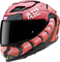HJC F71 Zaku Motorcycle Helmet with Smart Bluetooth System and Sunshield – Large, Bandai Namco Collaboration