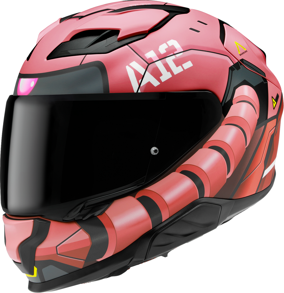 HJC F71 Zaku Motorcycle Helmet by Bandai Namco – 2XL, Fiberglass Shell, with Smart Bluetooth System
