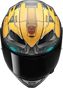 HJC F71 Bumblebee Motorcycle Helmet with Smart Bluetooth System - Large (Part Number 464805)