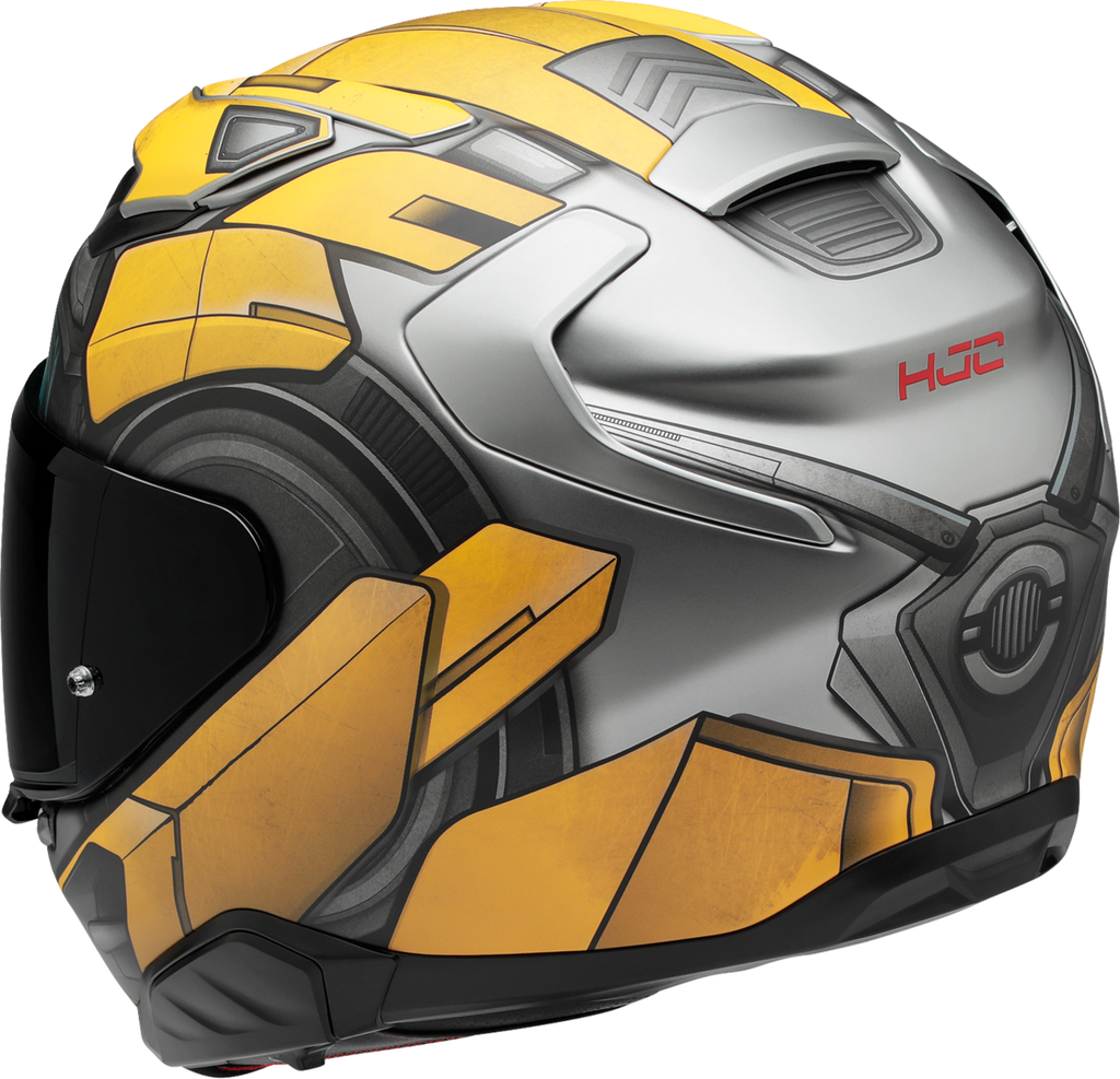 HJC F71 Bumblebee Motorcycle Helmet with Smart Bluetooth System – 2XL, Part Number 464807
