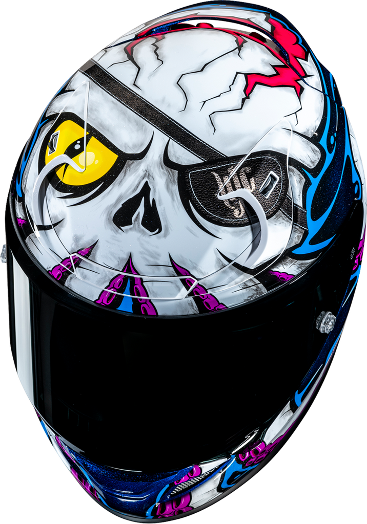 HJC RPHA 12N Kraken Motorcycle Helmet - MC28 Large with PIM EVO Shell and Advanced Ventilation